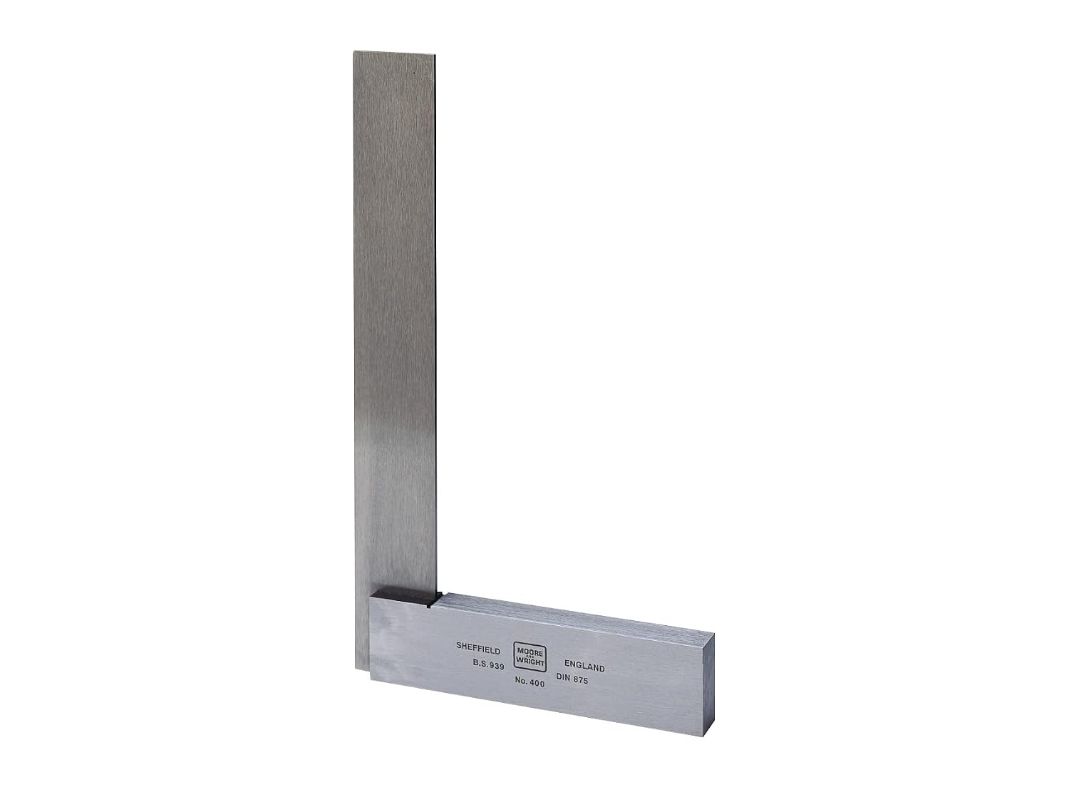 Moore & Wright 40012 Engineer's Square, 300mm (12in), Grade B, Alloy Steel, Blind Riveted Construction