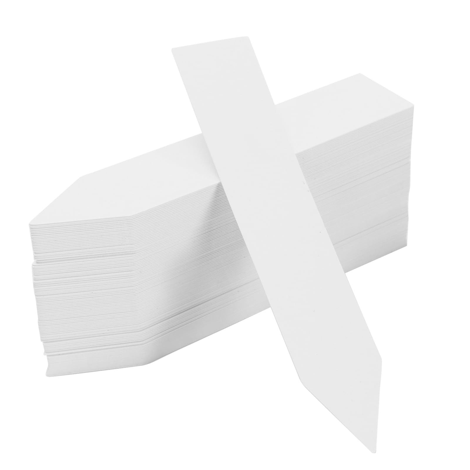 PINGEUI 1000 etichette in plastica per piante, 10 x 2 cm, bianche, impermeabili, per piante da interno ed esterno