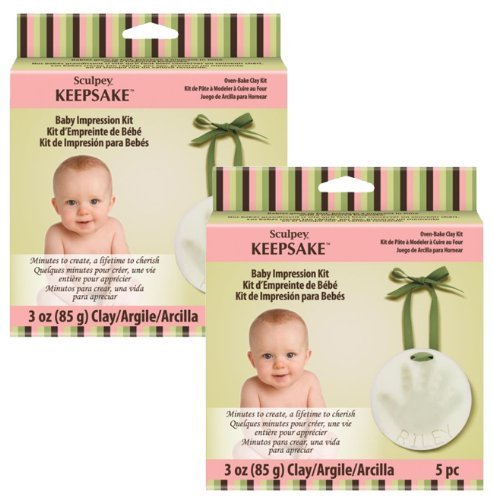 Baby Keepsake Impression Kit, 2 Sets
