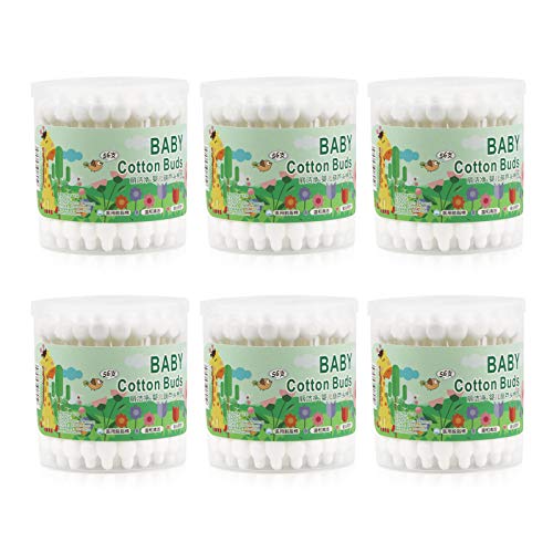 Cotton swabs for baby, Baby Cotton Swabs, 6packs, skin-friendly