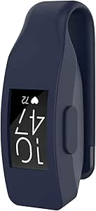 Clip Holder Replacement for Fitbit Inspire and Inspire HR, Soft Silicone Sport Wireless Strap Accessories for Fitbit Inspire &amp; Inspire HR (Blue)