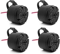 Vista 7 de Alarma universal de respaldo impermeable de 10-24 V 100 dB con soporte de spray de plástico negro