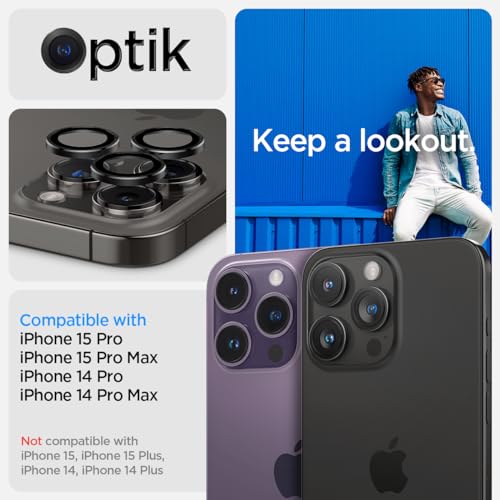 Spigen Glas.tR EZ Fit Optik Pro Tempered Glass Camera Lens Protector for iPhone 17 Pro Max / 17 Pro - Image 2