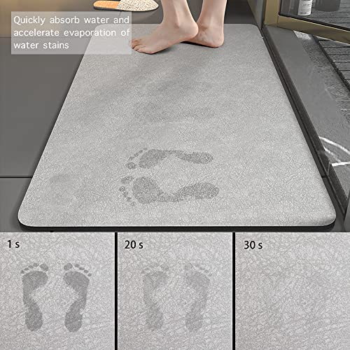 Tapete banheiro, Tapete de banho de sucção rápida，40cm×60cm tapete banheiro diatomacea, Tapete de ba