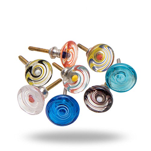 Conjunto TRINCA-FERRO de oito portas de armário de vidro maçanetas espiral de 30 mm de diâmetro gaveta da cómoda de comboio Schrankgriff