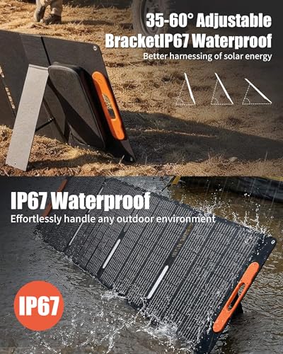 Panneau solaire portable 200W compatible Jackery Bluetti Anker pliable
