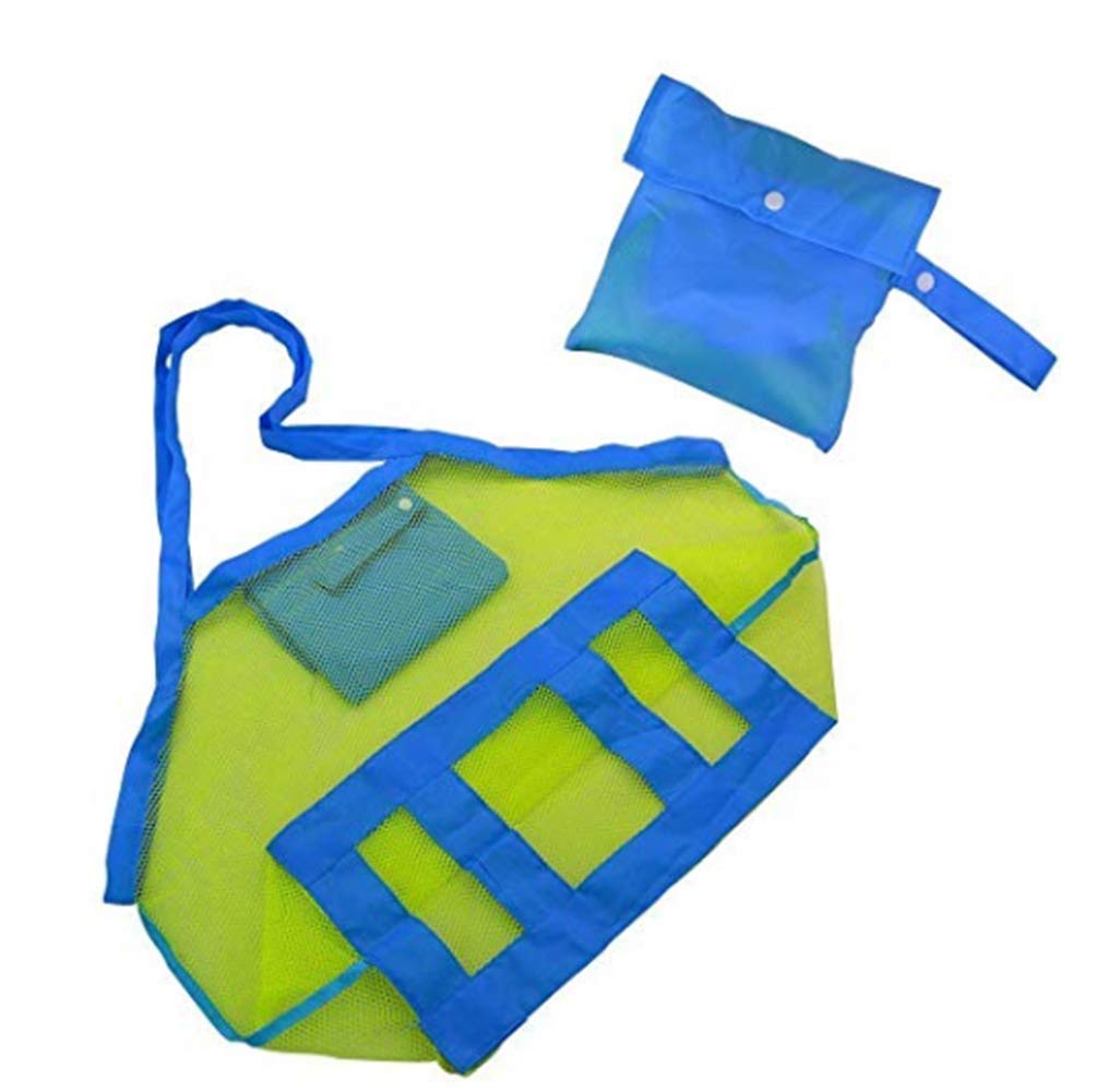 Borsa Rete Per Spiaggia - Sacca Estensibile Per Giochi, Anti Sabbia, Impermeabile - Foto 8