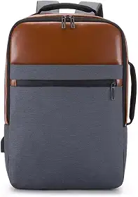 Mochila Elegante e Funcional para Notebook de 15.6 Polegadas com Porta de Carregamento USB - Ideal para Uso Casual e Profissional