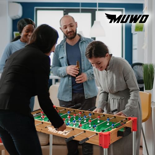 MUWO Masterplay 12-in-1 Multigame Spieletisch | Tischkicker, Air Hockey, Tischtennis & mehr | Stapelfunktion für platzsparende Lagerung | Zubehör für alle Spiele – Bild 6