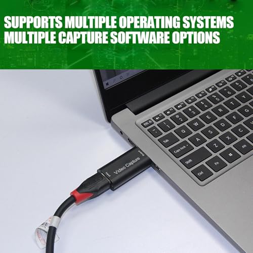 Tarjeta De Captura De Vídeo para Streaming - Dispositivo de Captura de Video de Alta Definición con Baja Latencia - Adaptador Reutilizable De Captura De Audio para Jugadores, Creadores De Contenido Y - imagen 3