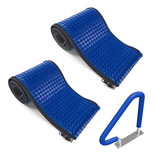 Pool Railing Handrail Comfort Covers 4-Feet Zippered Designed Neoprene Hand Grip Rail Nonslip Cover For Above Ground & Inground Pool Ladder Hand Rail (Royal Blue (2) #TOP7