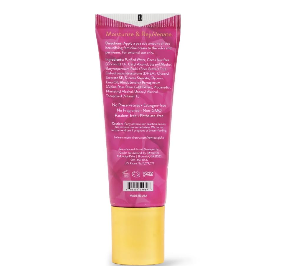 Image of External Vulvar Moisture Cream by Dr. Anna Cabeca - Feminine Skin Moisturizer for Intimate Skin Care - 30 Day Supply