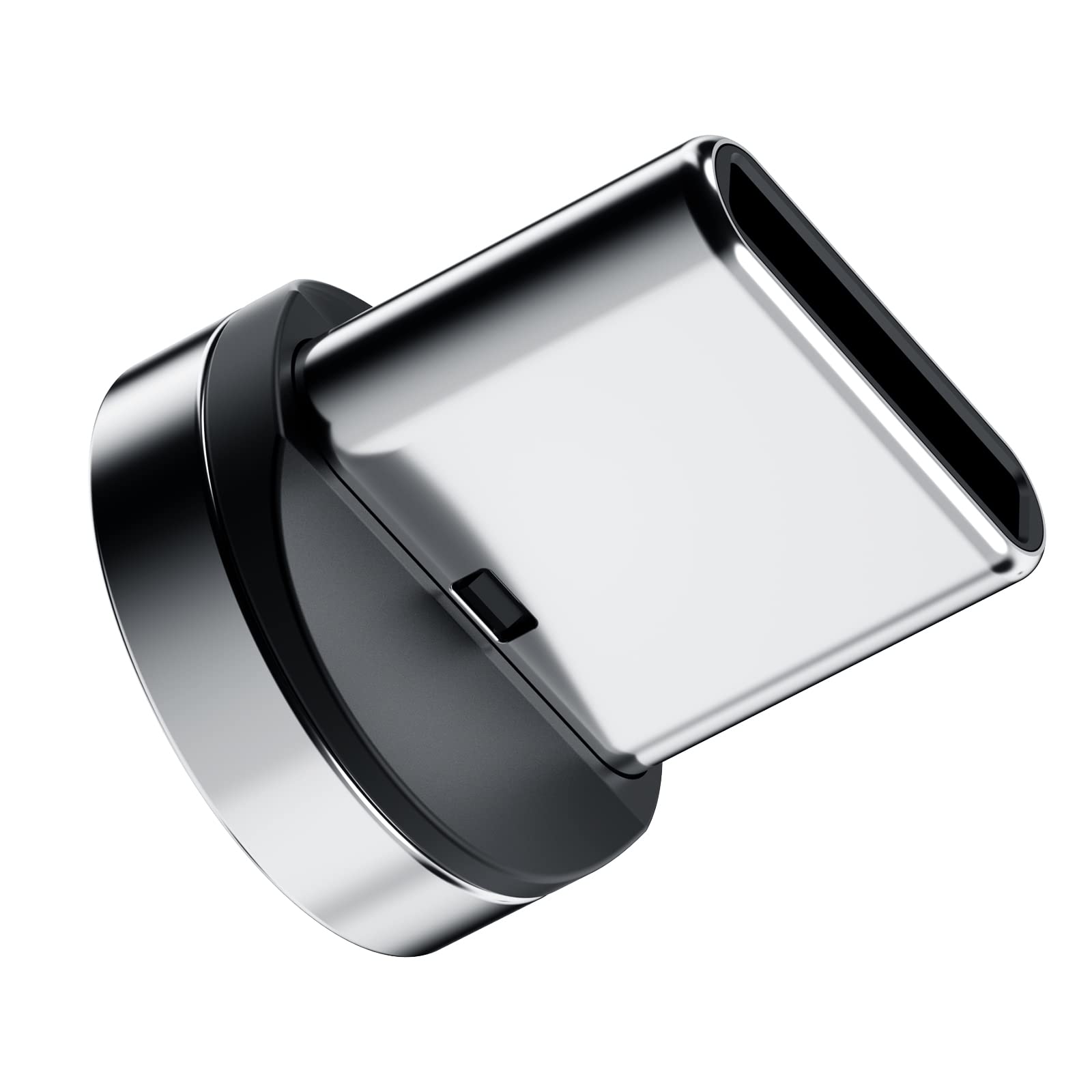 Ankndo Magnetyczne końcówki złącza [4-pak] Adapter magnetyczny USB C, kompatybilny z 7-pinowym magnetycznym kablem ładującym, obracający się o 360°, mocny magnetyczny adapter kabla do telefonu do