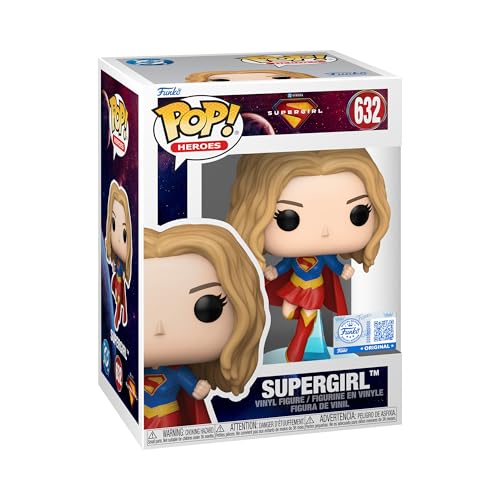 Funko POP! Movie: Supergirl - Amazon Exclusive - Figura in vinile da collezione - Idea regalo - Prodotto ufficiale - Giocattoli per bambini e adulti - Modello di figura per collezionisti