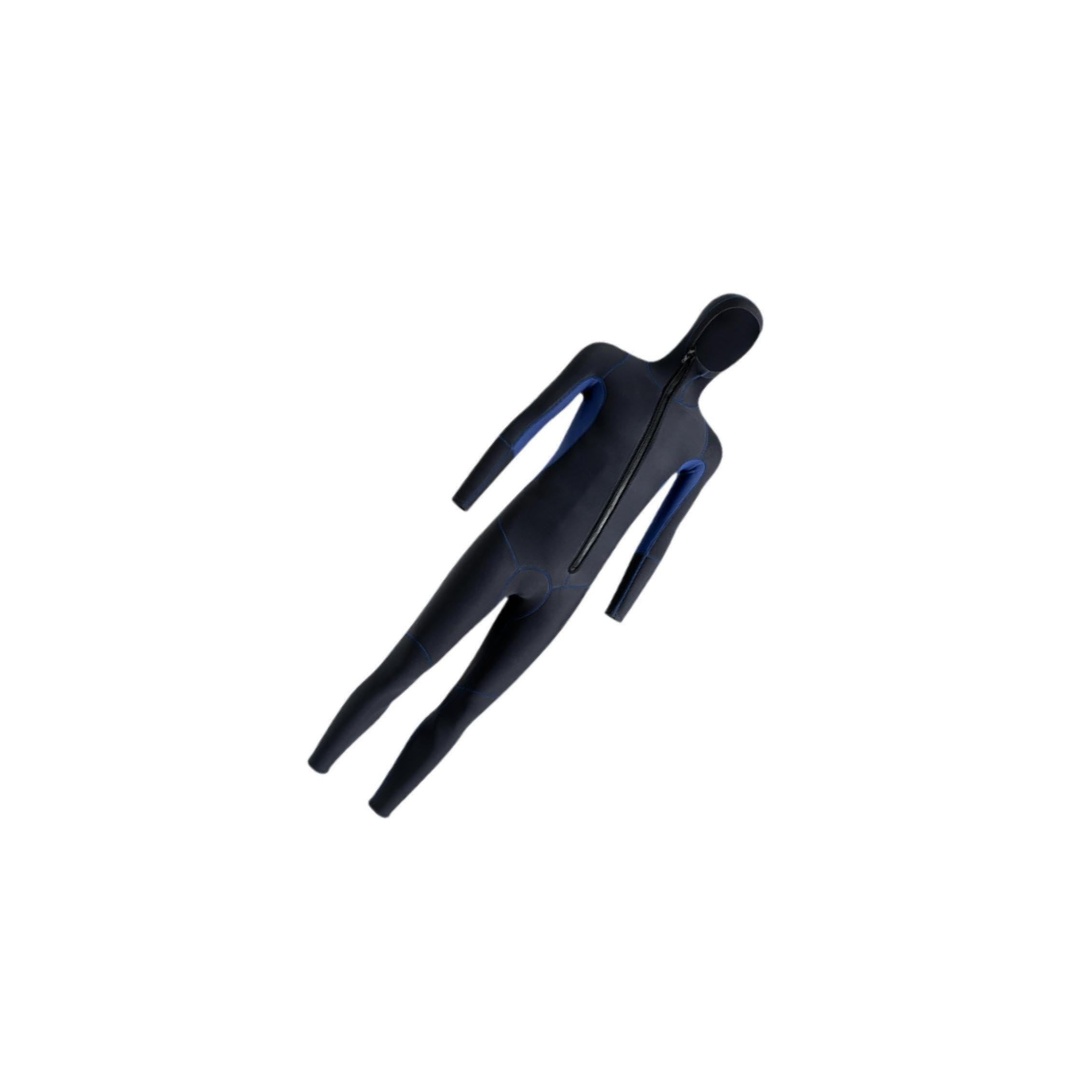 Muta da sub con cappuccio, leggera, comoda, elegante, adatta per | acquatici. La muta da uomo è realizzata in tessuto di nylon bifacciale da 3 mm di spessore e gomma neoprene SBR.