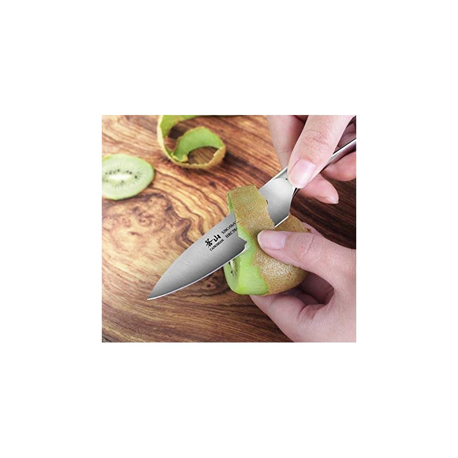 Cangshan N1 Series 1020380 German Steel Forged Paring Knife, 3.5-Inch Blade