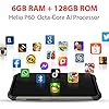 Ulefone Rugged Smartphone Unlocked, Armor 8 Pro 6GB+128GB Android 11, 16MP Triple Waterproof Camera IP68/IP69K, 6.1 inch HD+, 4G Dual SIM, 5580mAh, NFC, OTG, Bluetooth 5.0, Fingerprint Face ID-Black