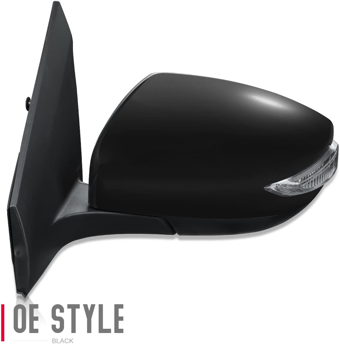 DNA Motoring OEM-MR-NI1320268 Left Driver Side Powered Non-Heated Folding Rear View Mirror w/Turn Signal Compatible with 2016-2019 Sentra