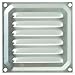 Brinox B70210A - Rejilla de ventilación (10 x 10 cm) color aluminio