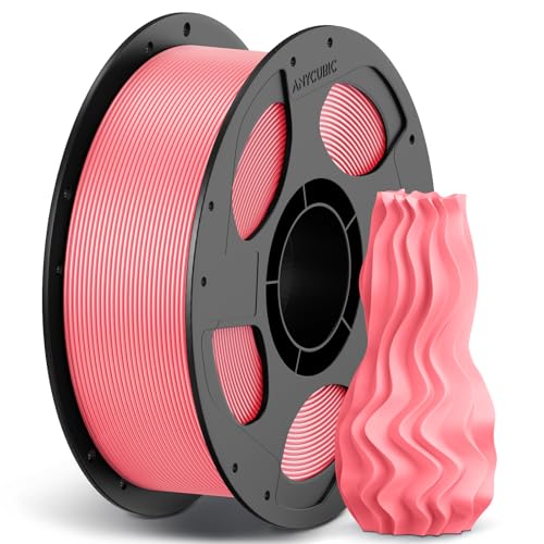 Image of ANYCUBIC High Speed 3D Printer Filament 1.75mm, Print Up to 10X Faster, Rapid PLA Filament with High Prints Quality, Dimensional Accuracy + /- 0.02mm, 1KG Reusable Spool, Strawberry Pink