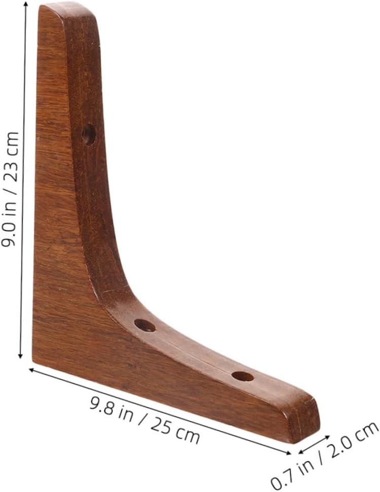 2pcs Heavy Duty Floating Shelf Brackets Sturdy Corner Support for Thick Shelves Wall Mounted Bracket for Home Office Storage Versatile and Easy to Install