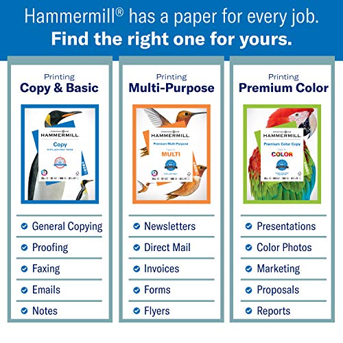 Image of Hammermill 102376 Fore Mp Recycled Colored Paper 20Lb 11 X 17 Tan 500 Sheets-Ream