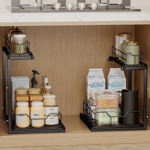Fixwal UNDER SINK ORGANIZER 8789 2 Pack Under Bathroom Sink Organizer And Storage thumb #5