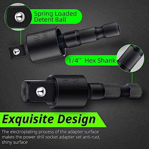 Snapklik.com : CIGOTU Impact Grade Socket Adapter Set - Includes 360 ...