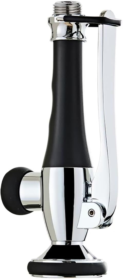 Kitchen Faucet Head Replacement, Kitchen Sink Sprayer Head with Ergonomic Handle, High Pressure Commercial Sink Faucet Sprayer for Utility and Home Use (Chrome)