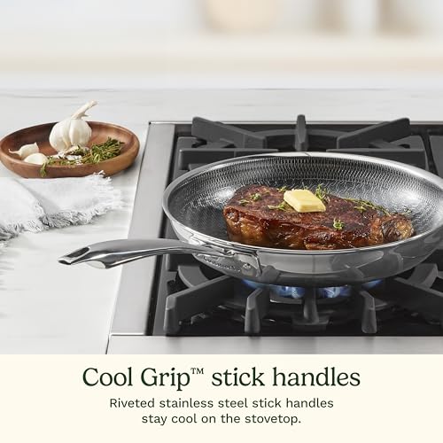 Cuisinart Skillet Set PurelySear Hybrid Tri-Ply Stainless Steel 6 Pc - image 6