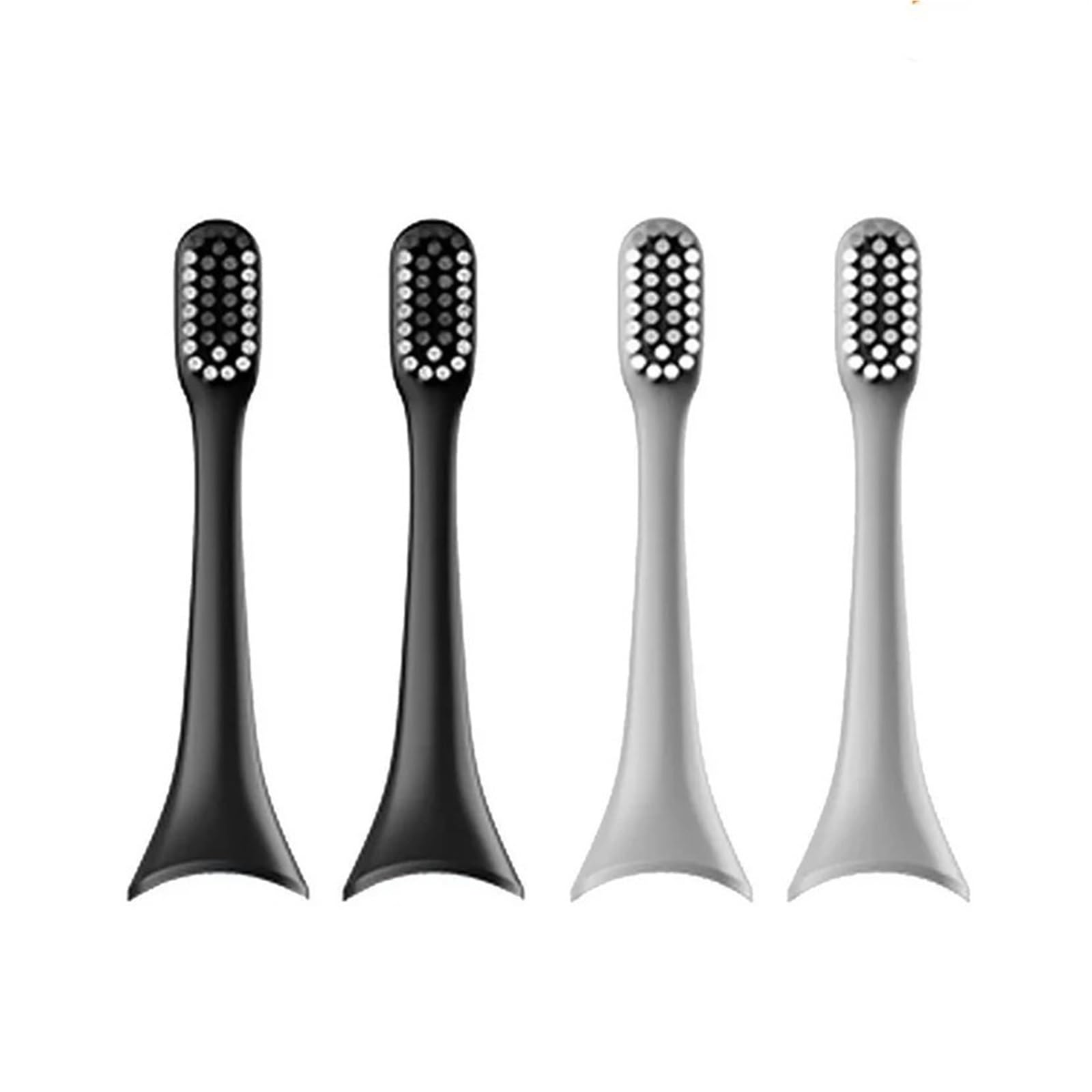 Cabezales de repuesto, compatible con ENCHEN, Aurora T+ | Cabezales para cepillo dental eléctrico T2, 2/4/8 pcs, 10cm, plástico, para adultos(GREY 8pcs)