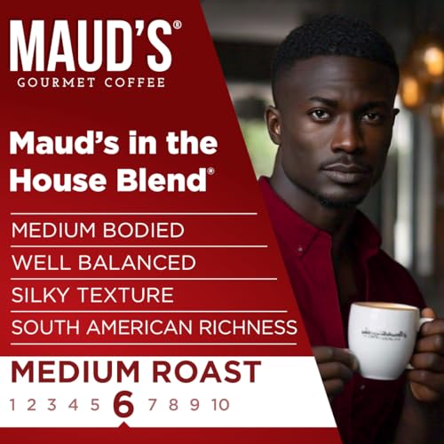 Image of Maud's Medium Roast Coffee Pods, 100ct | Medium Roast Coffee in Single Serve Pods - 100% Arabica Coffee, Compatible with Keurig Coffee Makers