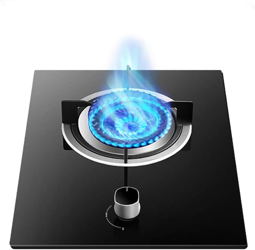 Burners Gas Hob Built-in Gas Hob,Portable Gas Stove，Table-Top Cooking，4.8KW Home Kitchen Built-in Gas Stove Single Burner [Energy Class A]