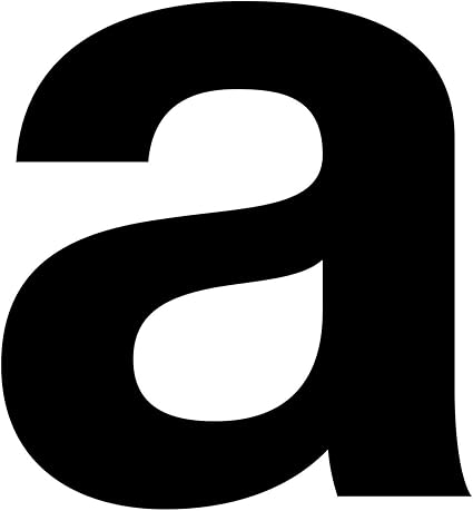 Letra adhesiva negra autoadhesiva de 10 cm para uso exterior