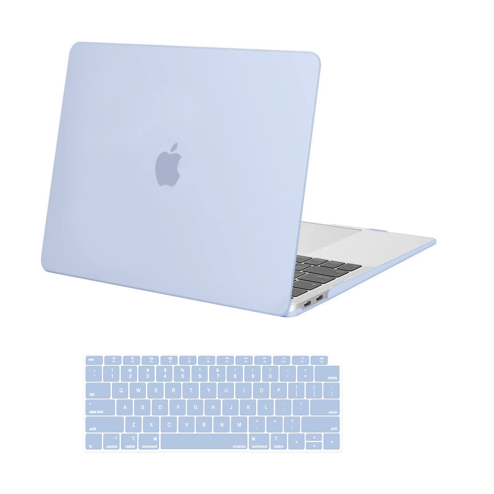 MOSISO Compatible with MacBook Air 13 inch Case 2022 2021 2020 2019 2018 Release A2337 M1 A2179 A1932 Touch ID, Plastic Hard Shell Cover&Keyboard