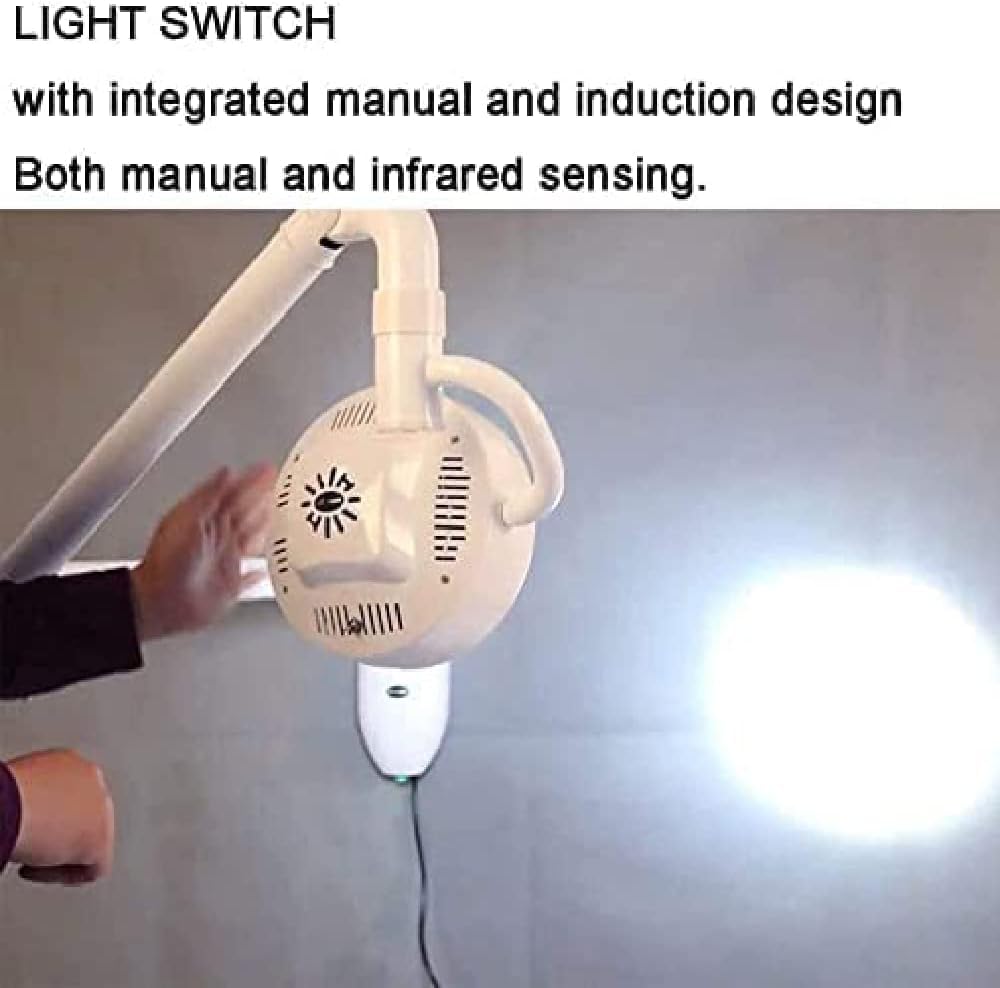 Chirurgiczna lampa bezcieniowa, medyczna lampa dentystyczna LED do badania, obrót o 360 ° 30W wisząca na ścianie LED Chirurgiczna bezcieniowa zimna lampa do tatuażu Kosmetyka dla zwierząt Pl