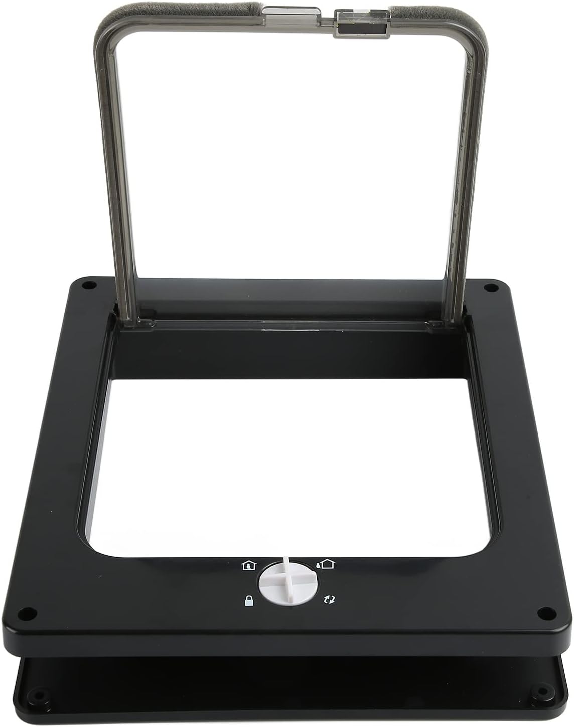 Pet Door Wearproof Automatic Window Closure Function, Cat Interior Door for All Standard Doors, ABS Material with Screw Installation Kit, Auto Closing Window for Cats and Small Dog (XL)