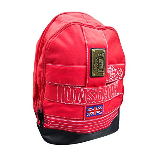 Sac à dos LONSDALE AMÉRICAIN ROUGE, rouge, américain