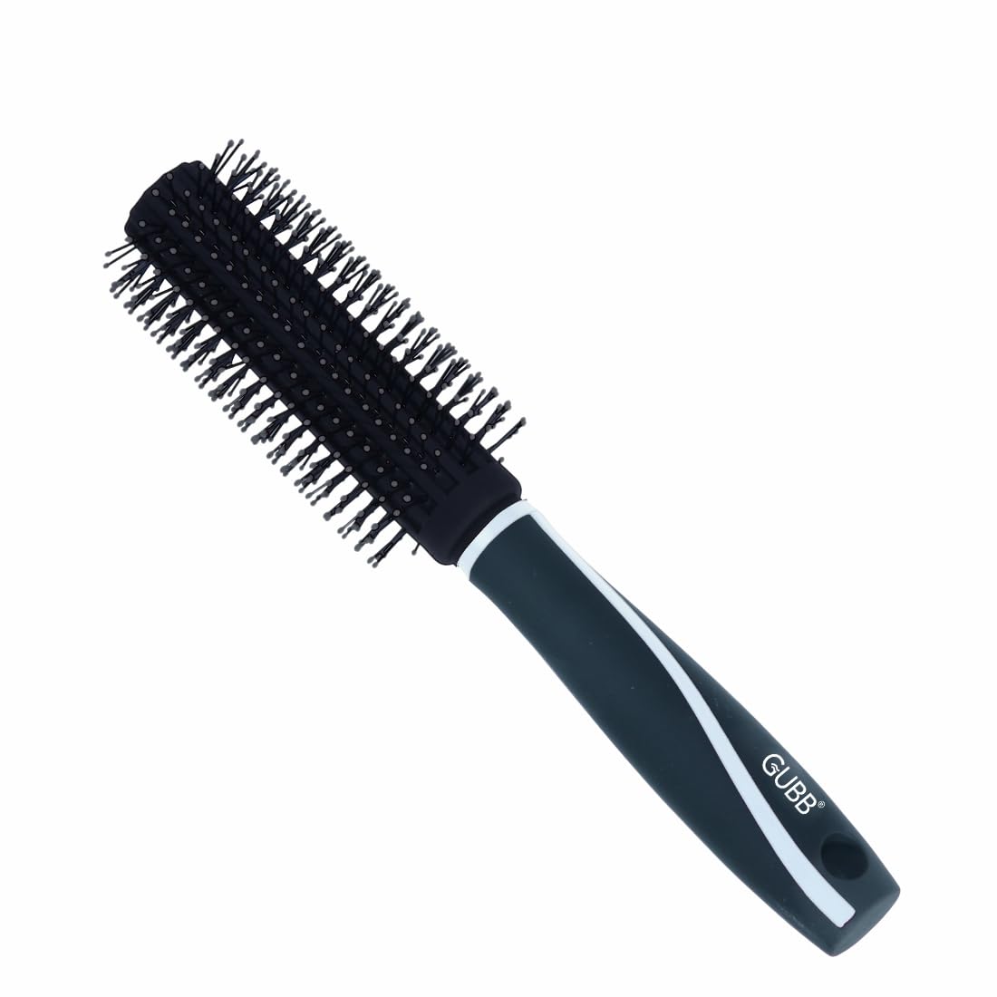 GUBB Vogue Range Round Hair Brush : Great for Efficient Blow Drying, Adding Curls, Waves & Volume | Premium Nylon Bristles to gently Shape & Style your Locks | Lightweight , Long Lasting Curles & Waves - Hair Brush For All Hair Types - For Women, Men, Wet And Dry Hair-picture-11