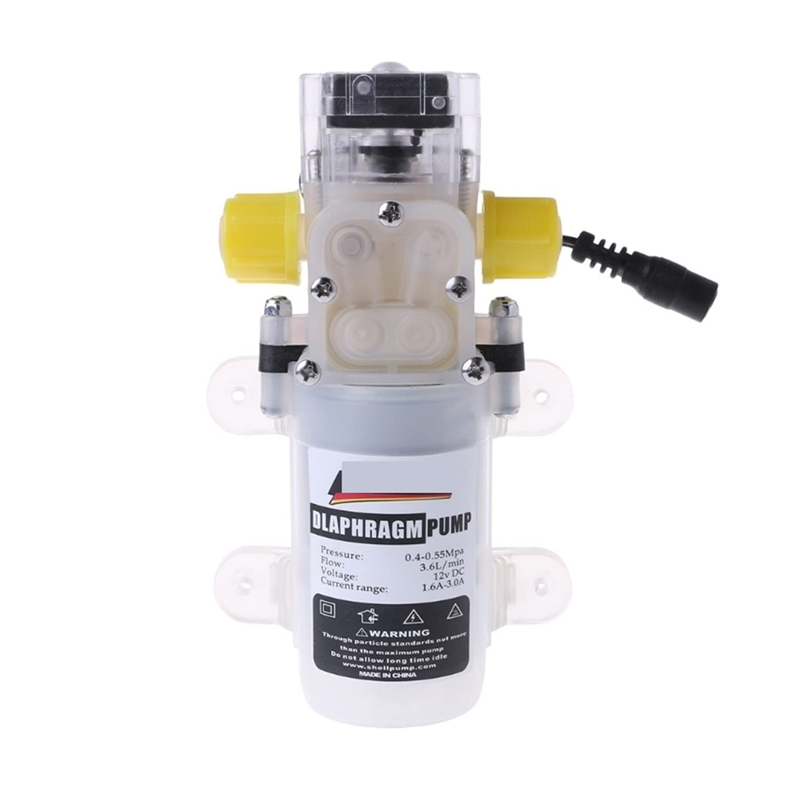 Pompe Portable pour pelouse ou Jardin Domestique Pompe à Eau à Membrane Auto-amorçante 12V 70W Pompe à amorçage Automatique