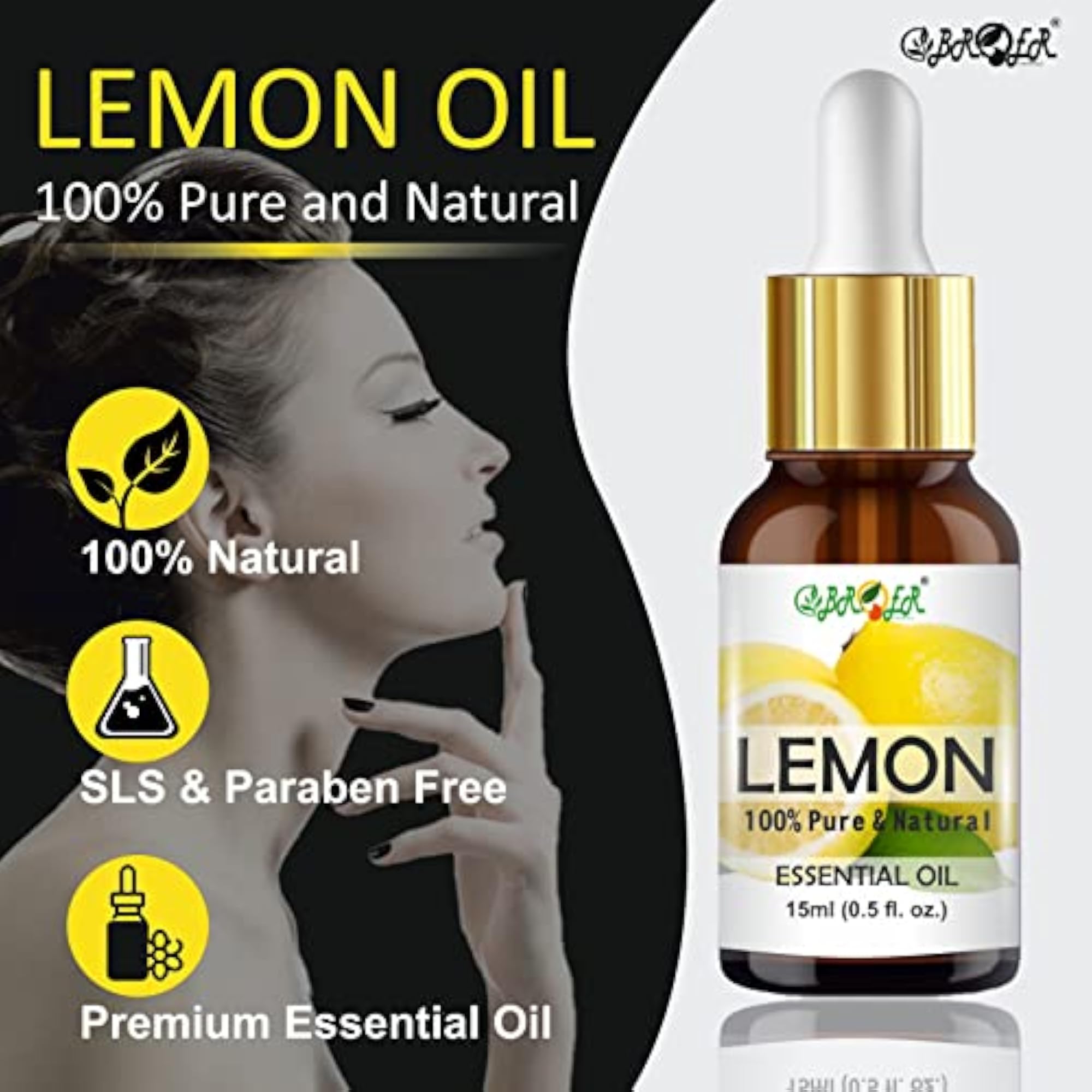 Neroli, Rosemary & Lemon Essential Oil Combo Set 15ml Each