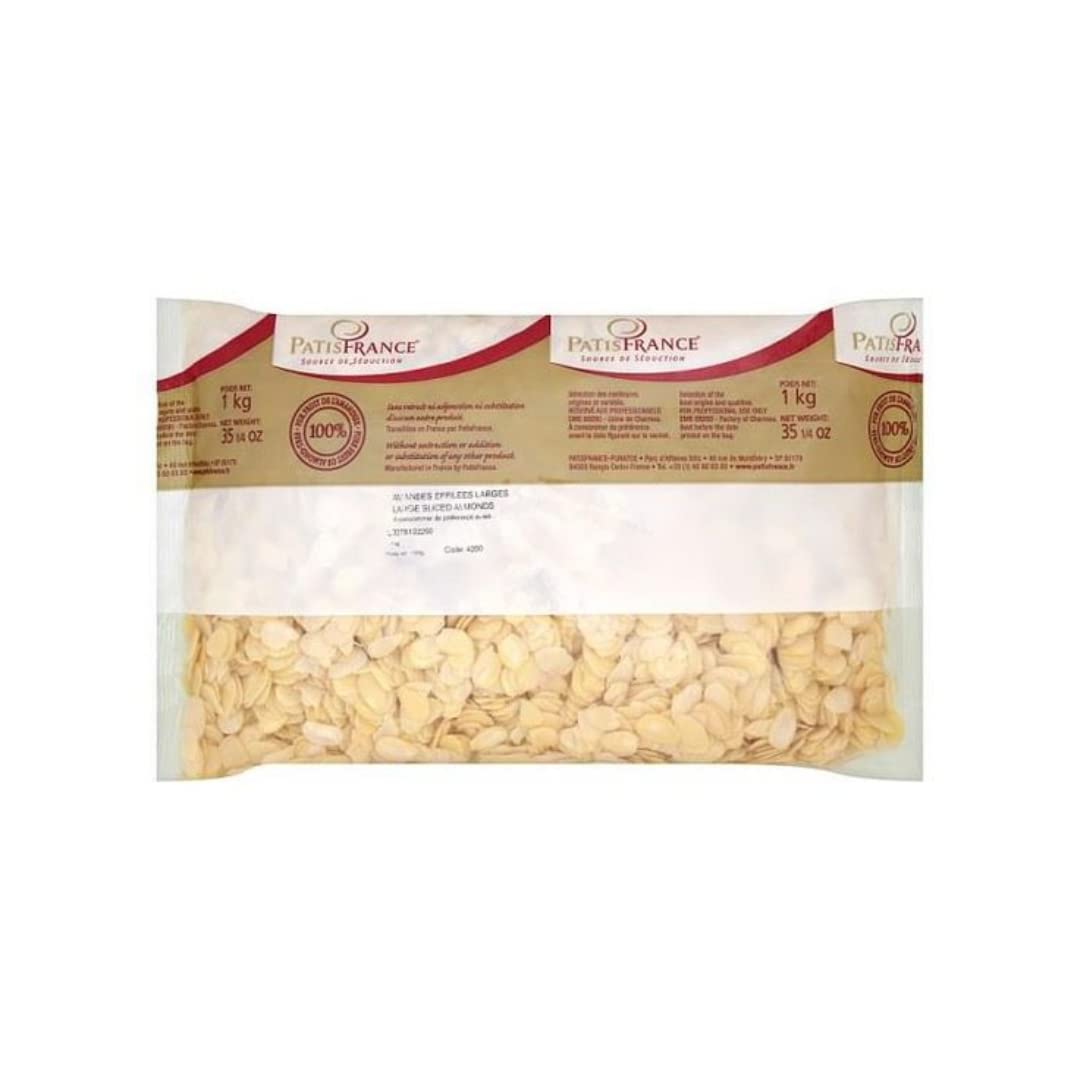 PatisFrance Large Sliced Almonds 1kg