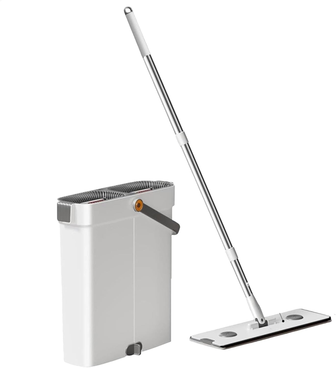 モップとバケツセット、回転可能なフロアモップとバケツセットモップシステム | ウェットドライモップ、クリーニングモップバケツセット、