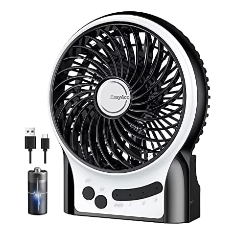 Ventilateur EasyAcc Rechargeable avec Torche Cover