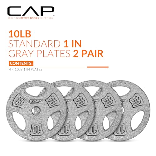 CAP Barbell 1-Inch Standard Grip Weight Plate | Multiple Options - Image 3
