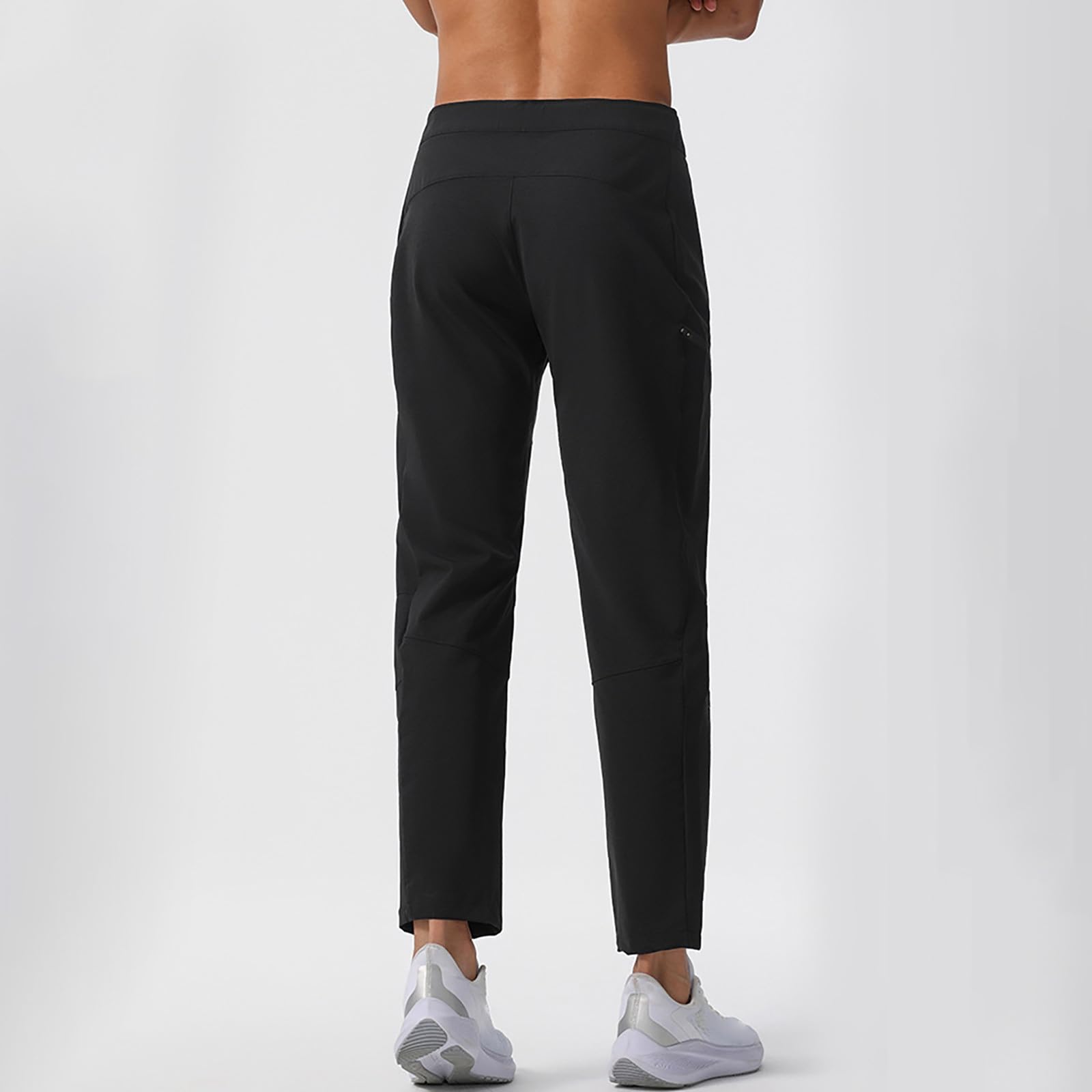 Pantalons De Randonnée Homme Pantalon De Travail Treillis Noir Tactique Chantier Technique Etanche Léger Convertible Impermeable Randonnee Moto Cross Fitness Tenue Vetement 2XL Marche Surpantalon
