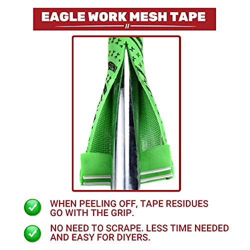 Eagle Work Golf Regriping Kits With 15 Scrim-Backed Tapes, 5Oz Solvent, Vise Clamp And Hook Blade #TOP3