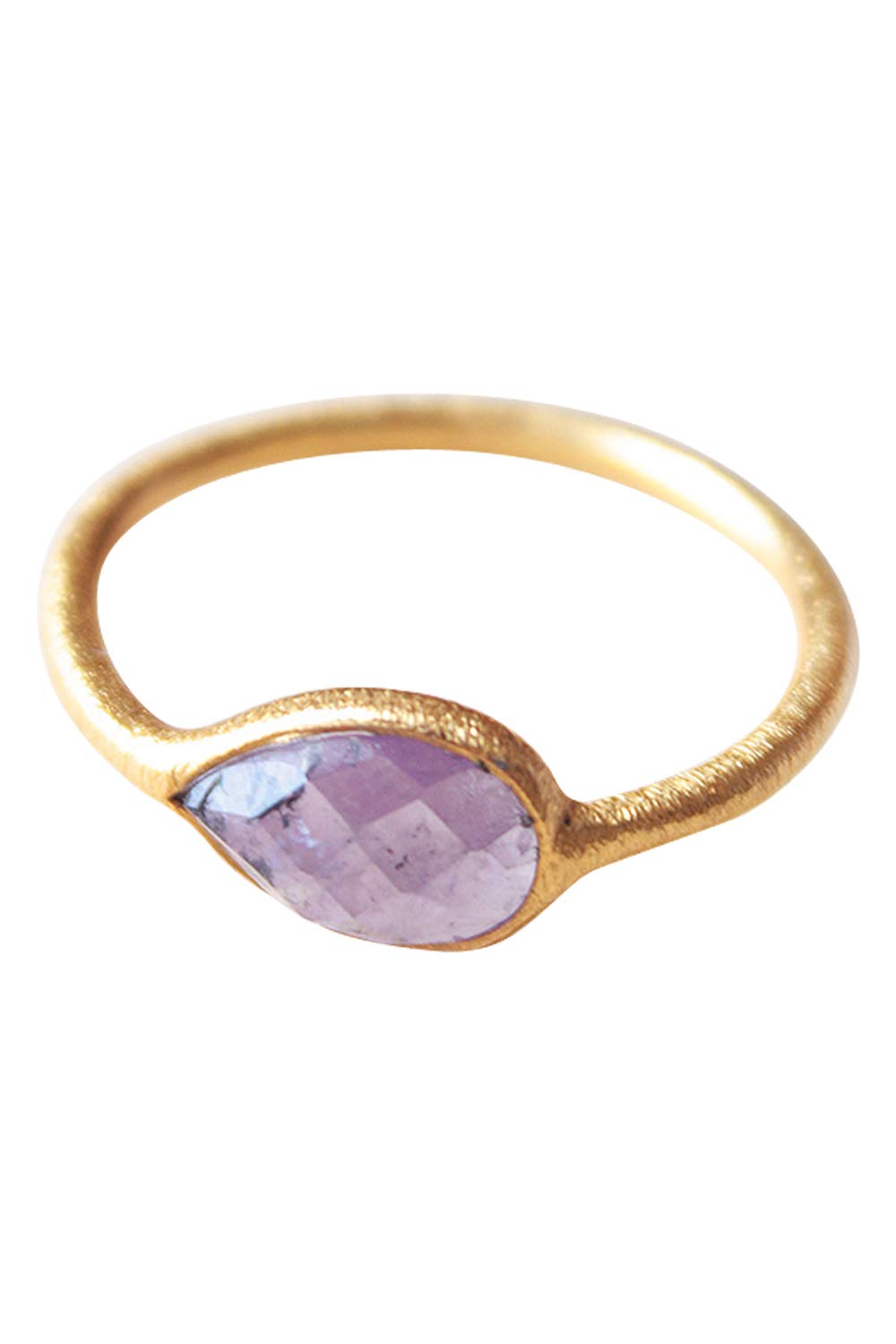 Bague en or 18 carats améthyste chic pour vos soirées - 5