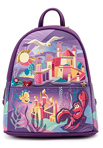 Loungefly Disney Ariel Castle Collection Mini Backpack Standard