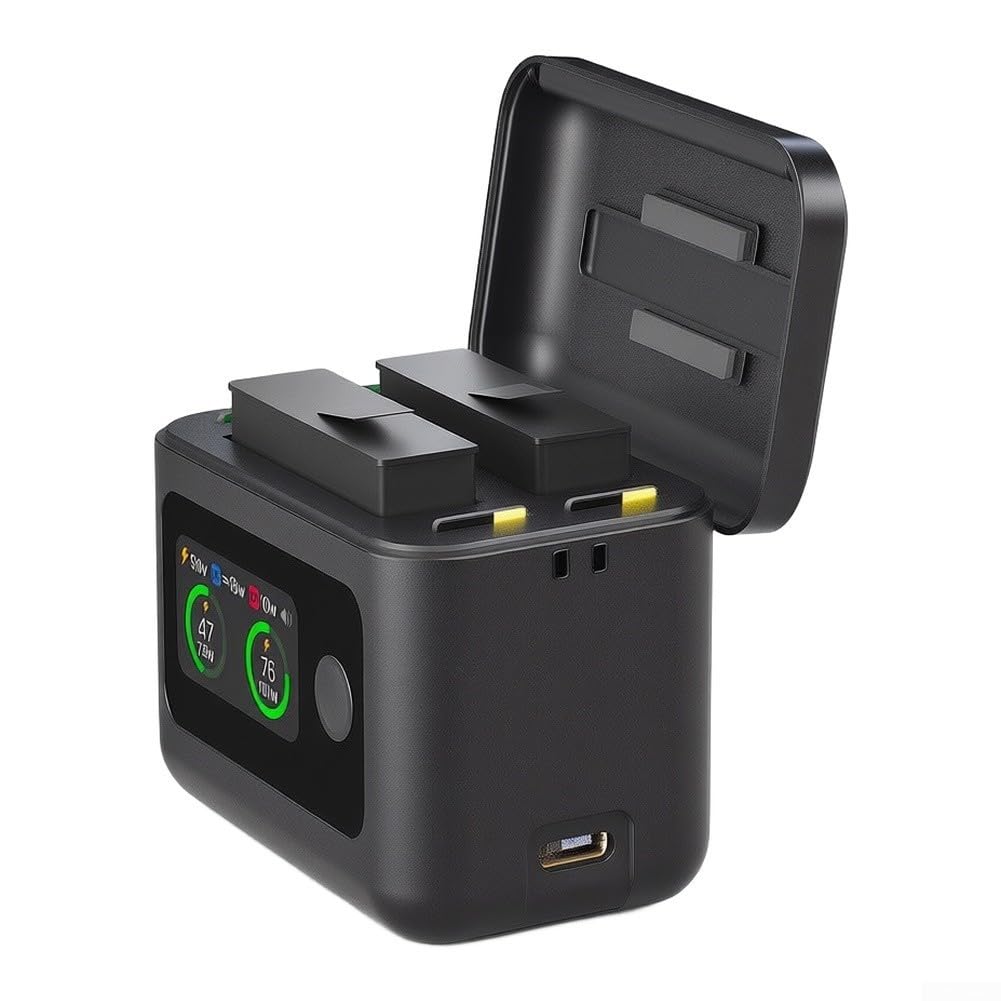 Hub di ricarica per Insta360 X6, caricatore rapido da 27 W con display LED